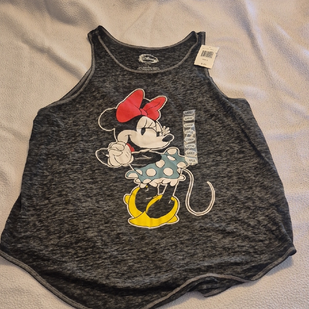 Disney Minnie Mouse Charcoal Tank Top for Kids